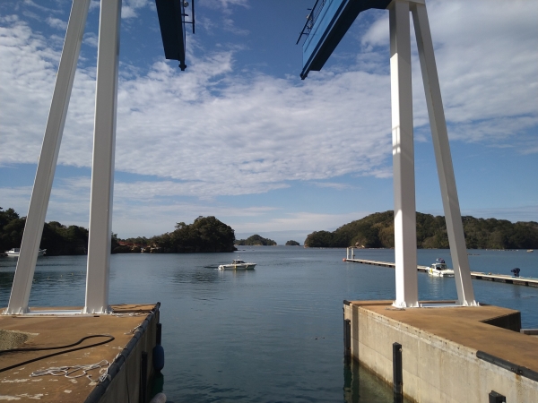 長崎のとあるマリーナ…絶景！
