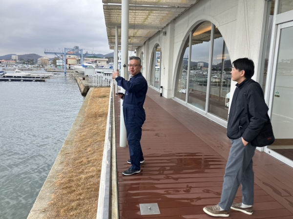 日本のエーゲ海は生憎の曇天