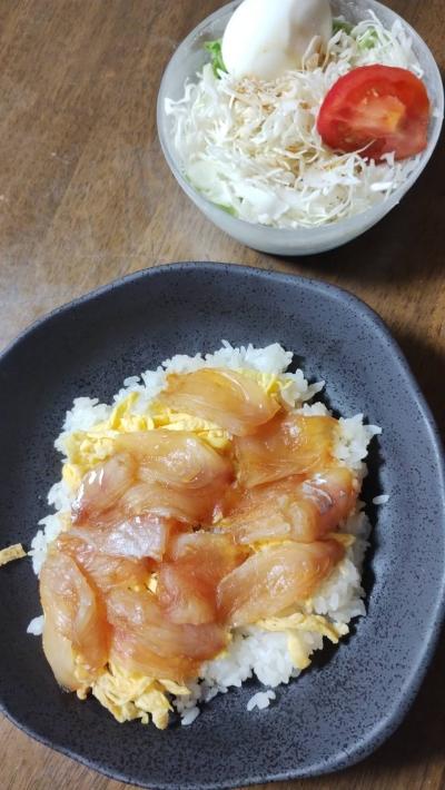 コチの漬け丼