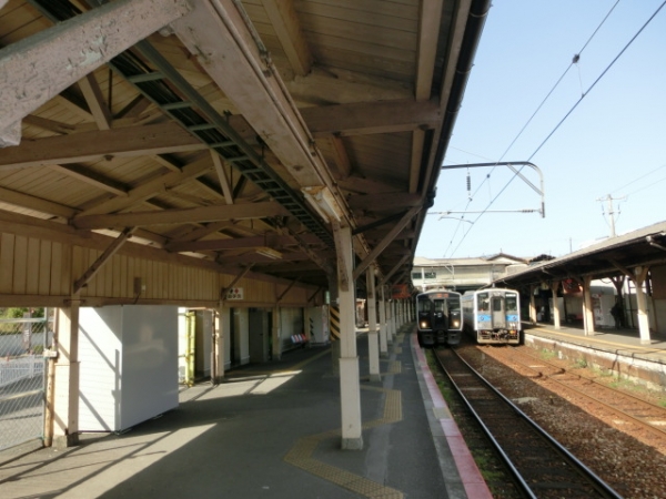 駅舎の大半が木造でした