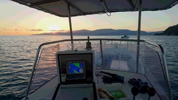 前島の鯛釣り