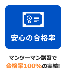 安心の合格率